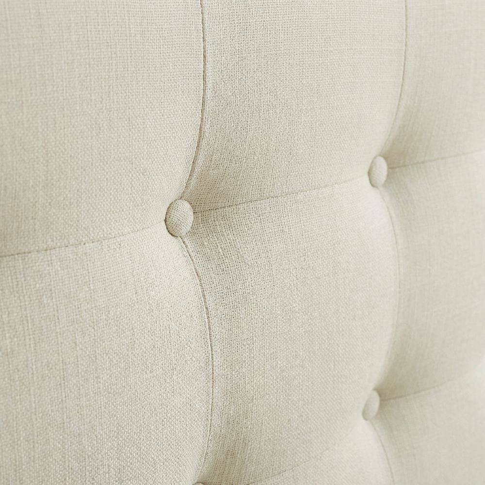 Back. FurniFact - King Wood Headboard with Durable Construction and Timeless Design - Brown.