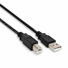 Sanoxy - USB Printer Cable 6FT A to B High Speed Data Transfer Cable Adapter Durable Plug and Use - Black