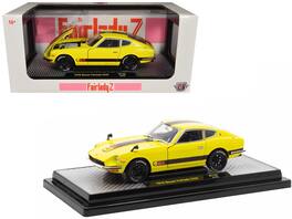 M2 - 1970 Nissan Fairlady Z 432 RHD #3 Stripes Limited Edition to 4250 Pieces Worldwide Diecast Car 1/24 - Yellow with Black