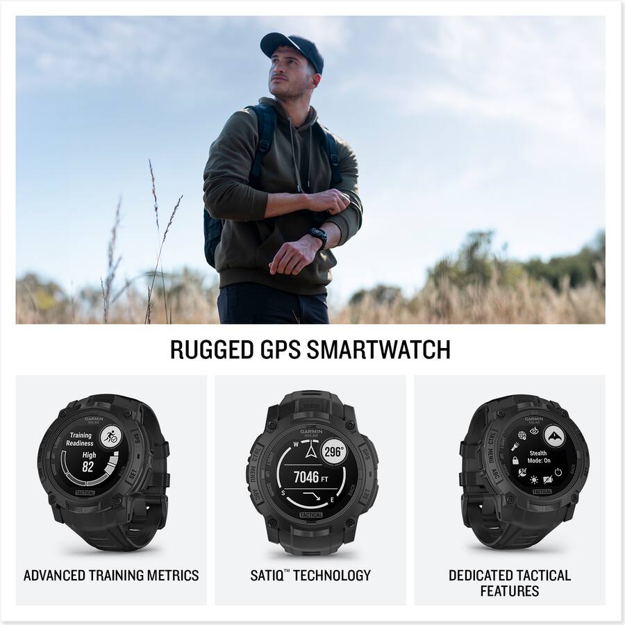 Garmin Instinct Tactical ブラック Garmin Instinct™ Tactical