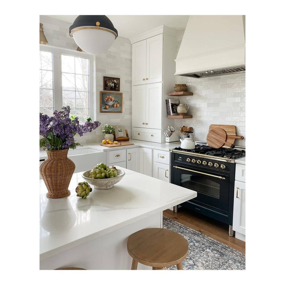 Alt View 5. ILVE - ILVE Nostalgie II 36 inch Dual Fuel Range with 6 Burners and Griddle (Graphite Matte, Brass) - Graphite Matte.