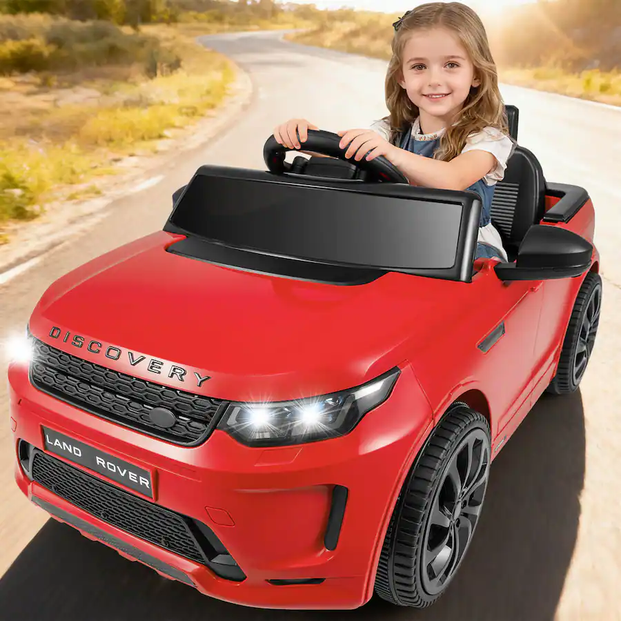Land Rover Ride On Costway Licensed Land Rover Kids Ride on Car with Remote Control, LED ...
