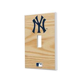 Keyscaper - New York Yankees Baseball Bat Design Single Toggle Light Switch Plate - Multicolor