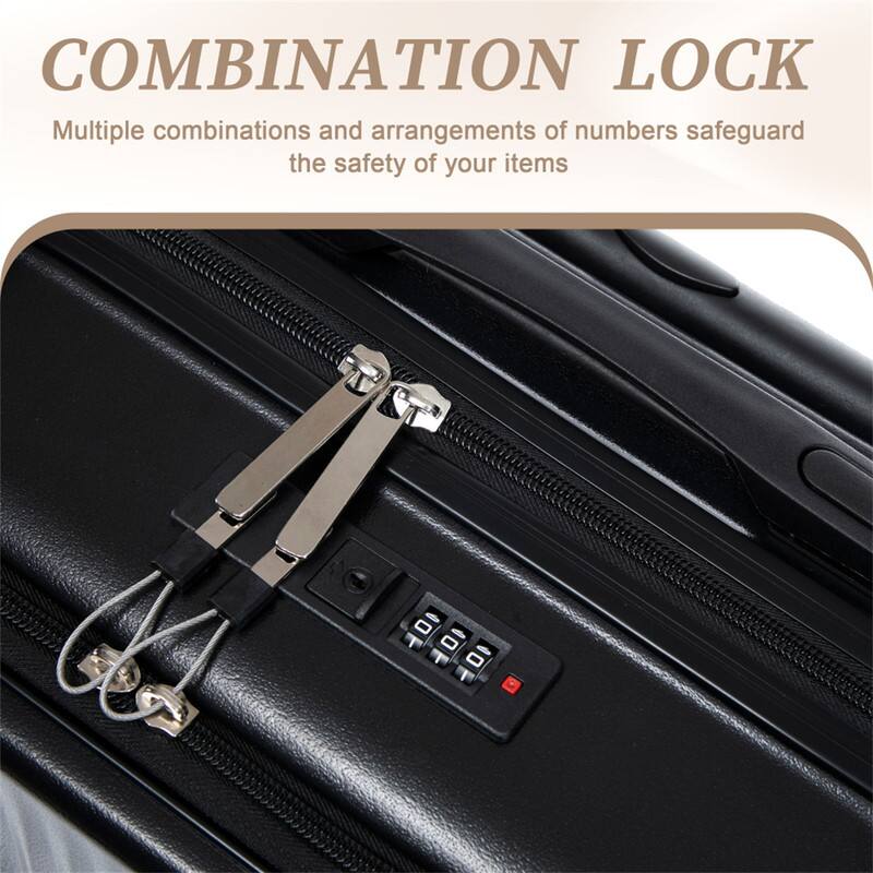 COMBINATION LOCK  
Multiple combinations and arrangements of numbers safeguard the safety of your items