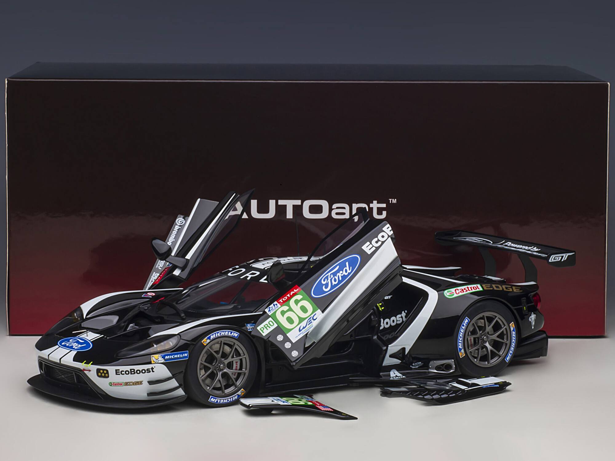 AUTOart brembo EcOE Awenh GT C  
FORL Ford Castrol EDGE TOTAL eT ZP 6 PRO 66 EW  
Joost MICHELIN  
EcoBoost I 3-Ccte