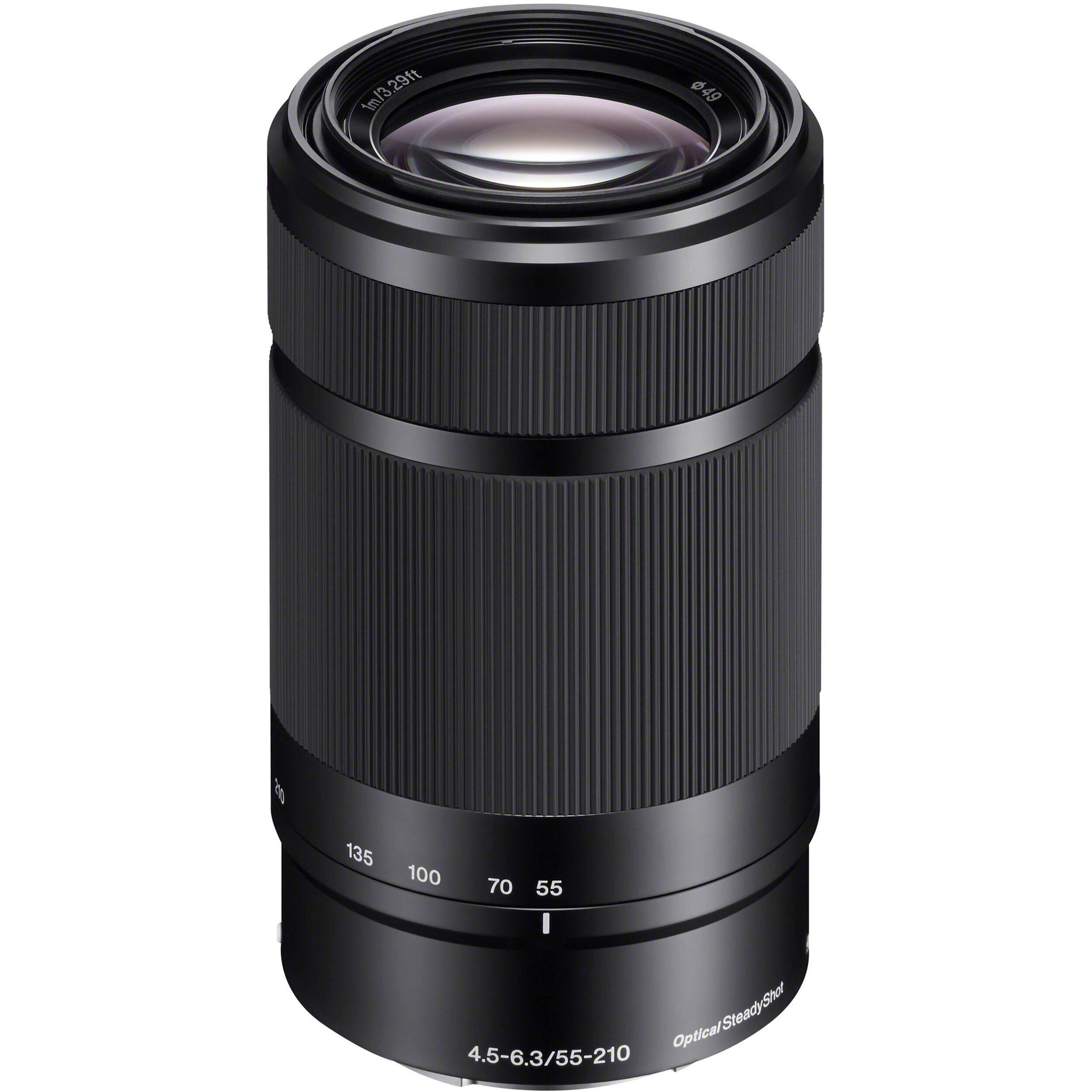 Bundle Sony ZV E10 Camera with 16 50mm & 55 210mm Lenses, Battery