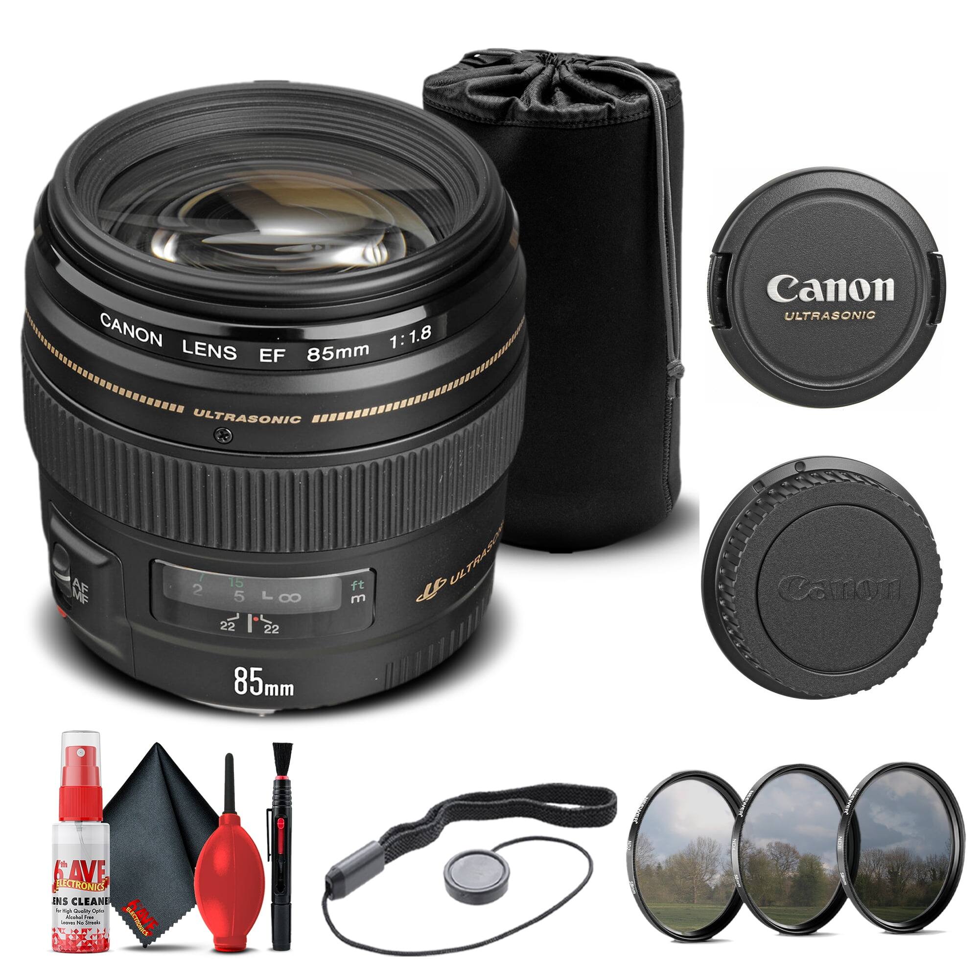 CANON LENS EF 85mm 1:1.8  
CANON ULTRASONIC  
ULTRASONIC  
85mm  
22  
15  
5  
2  
1  
LOO  
ft  
m  
22  
22  
AVE  
CLEANER  
SAVE  
ELECTRONICS  
ULTRASONIC  
Canon  
Canon  
Canon
