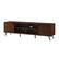 Angle. Walker Edison - 70" Mid-Century Modern Simple 2-Door TV Stand for TVs up to 80" - Dark Walnut.