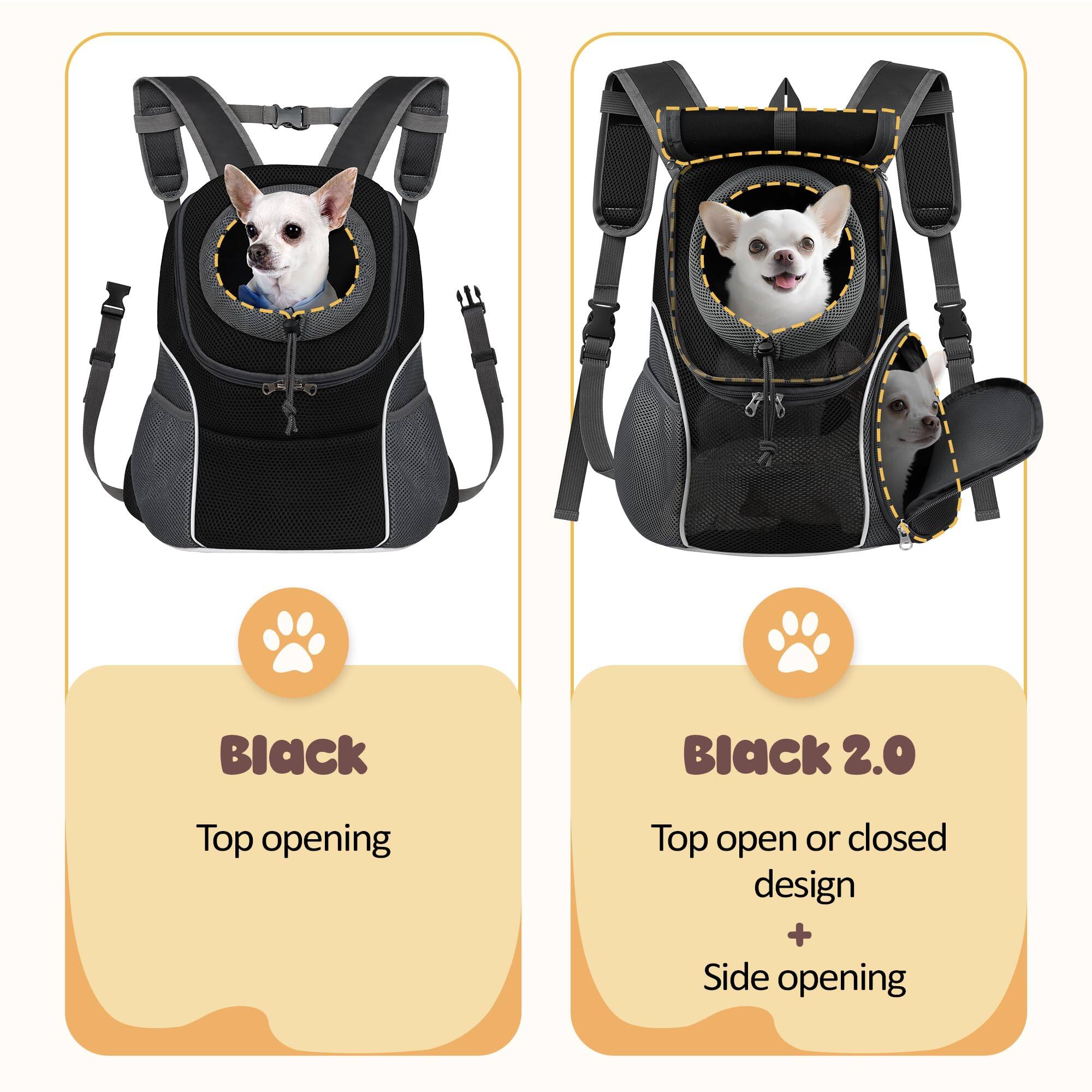 Black  
Top opening  

Black 2.0  
Top open or closed design + Side opening