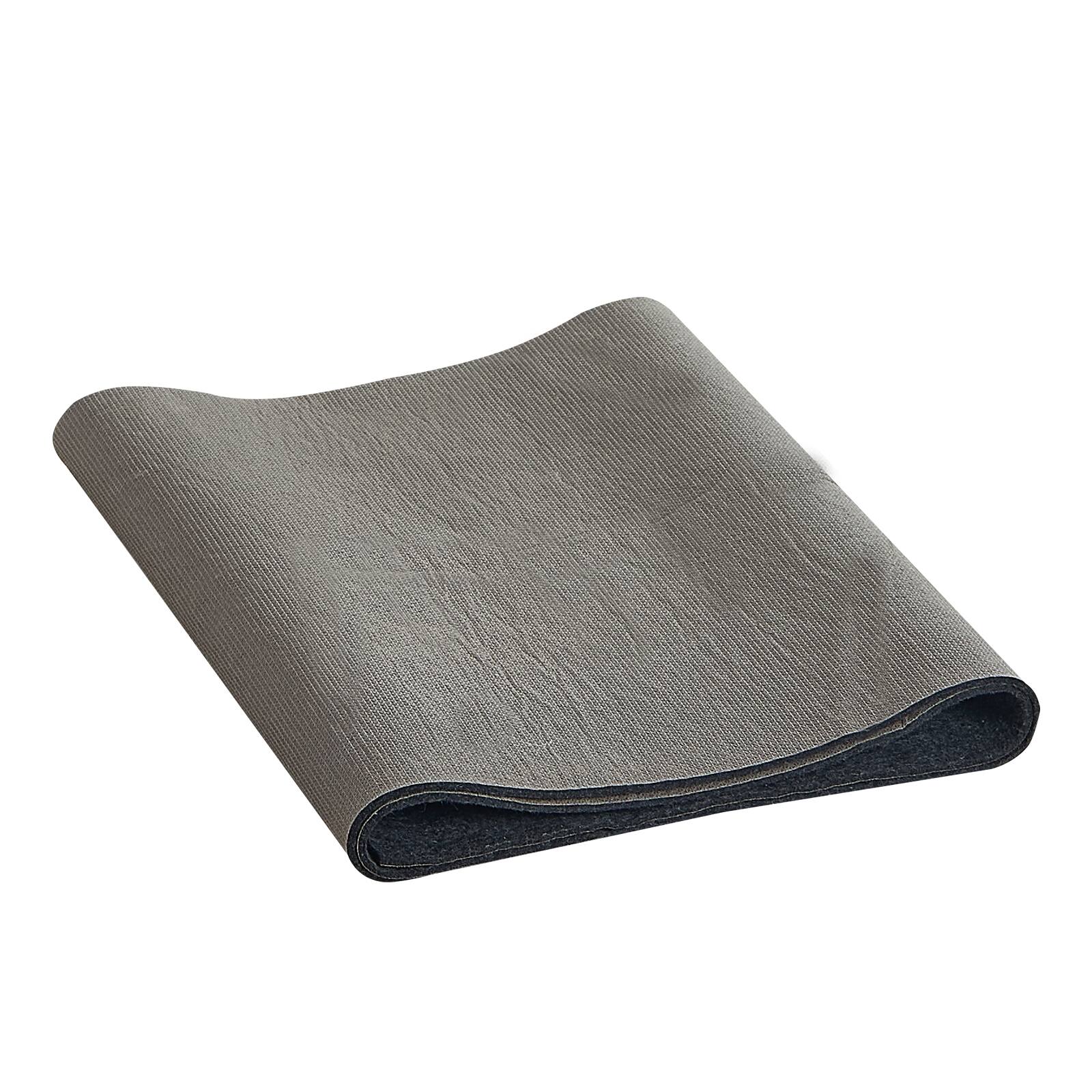 Alt View 5. VEVOR - Slip-Resistant Rug Pad, Protective Cushioning Carpet Pad, 2'x8' (7.87' Actual), 1/4"Thick, Dual Surface - Gray (Felt) + Brown (Latex).