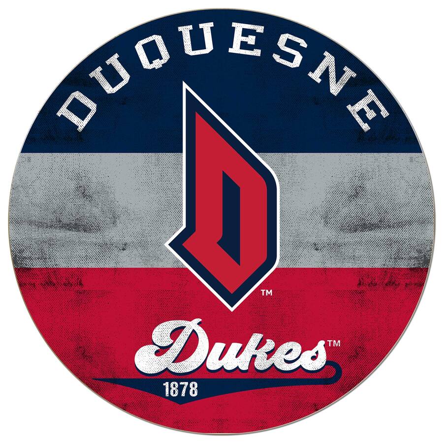Max 20 Sign Jardine Duquesne Dukes 20'' x 20'' Retro Logo Circle Sign Navy - Best Buy