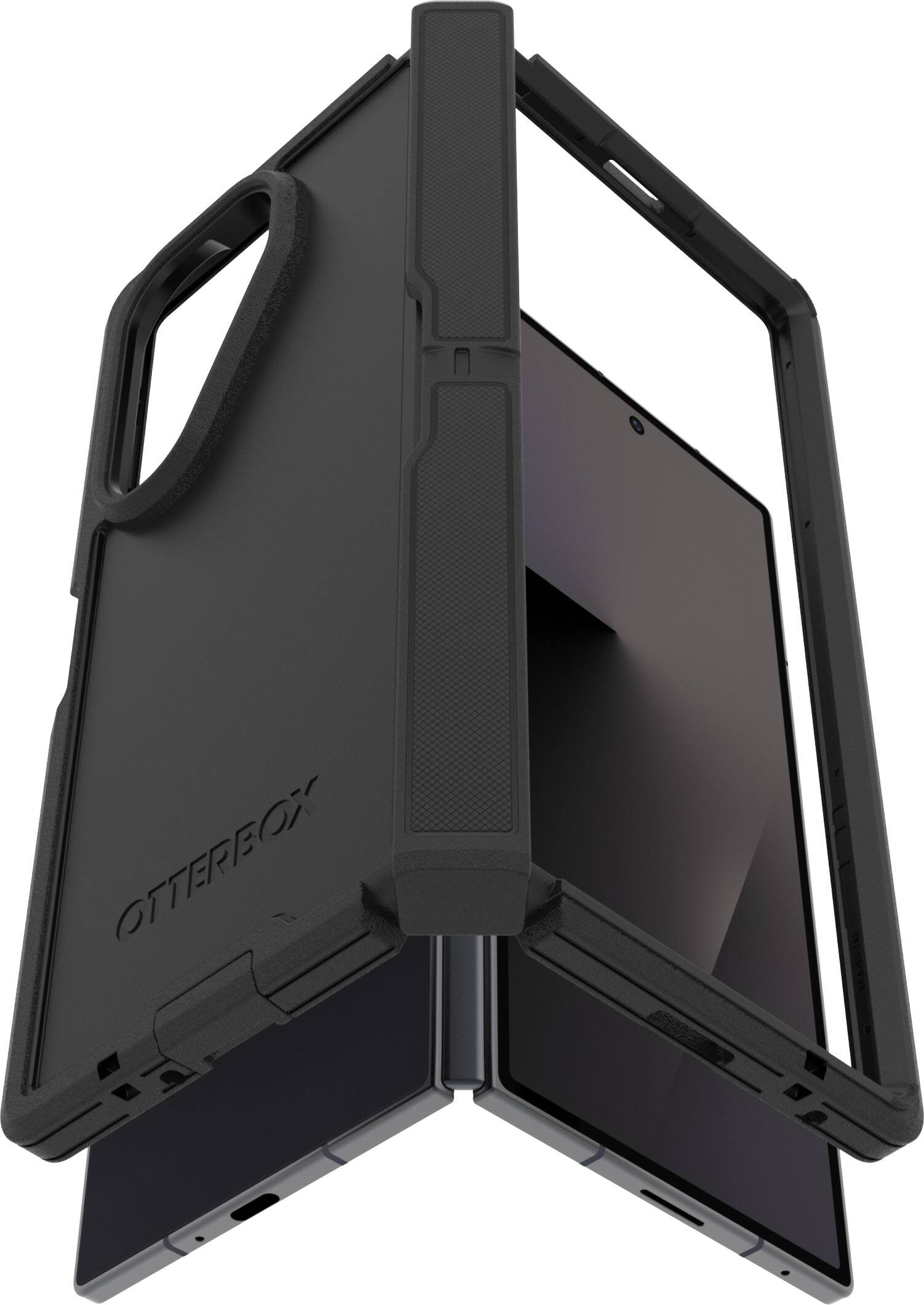 Angle. OtterBox - Defender Series Pro XT Hard Shell for Samsung Galaxy Z Fold8 Ultra - Black.