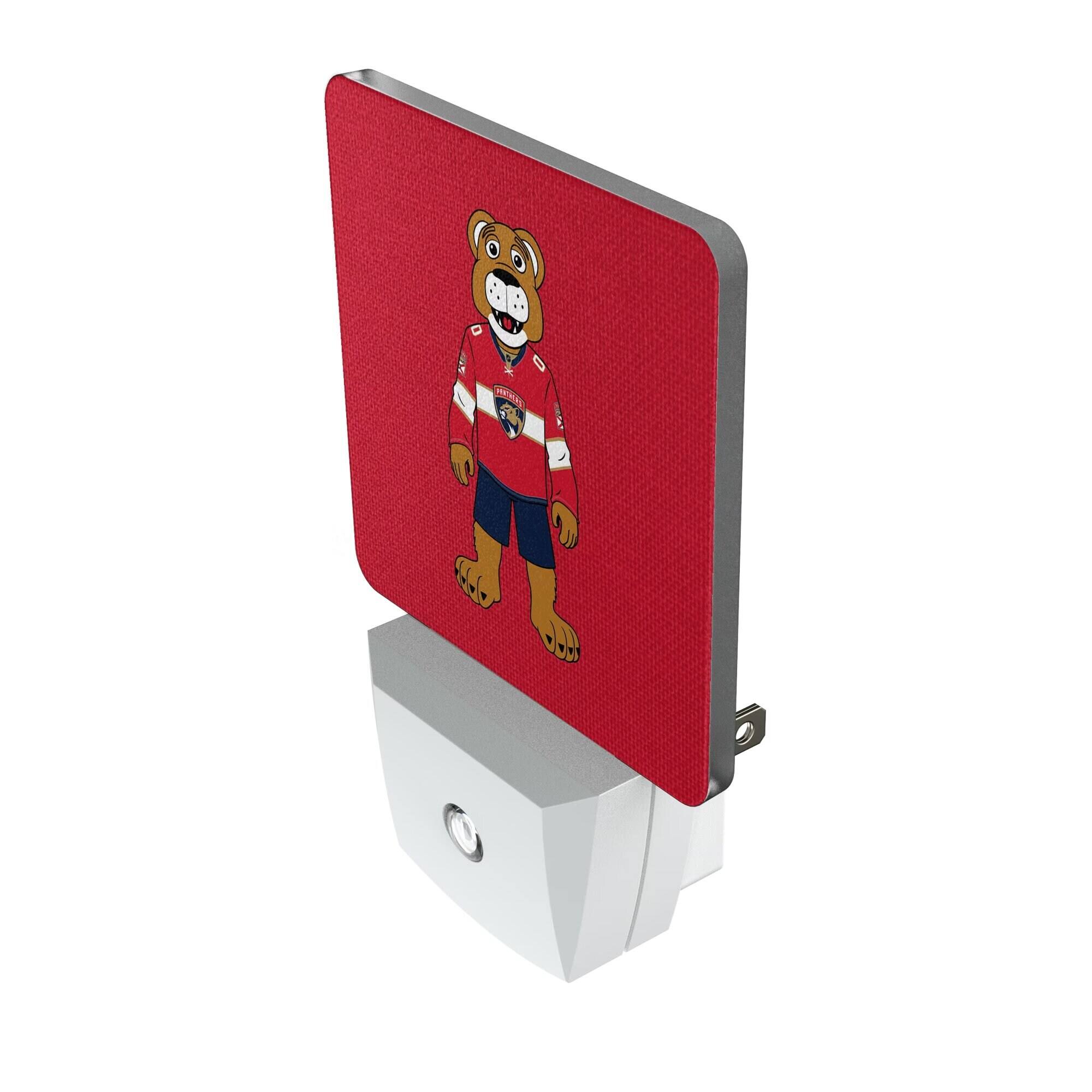 Alt View 1. Keyscaper - Florida Panthers 2-Pack Solid Design Mascot Nightlight Set - White.