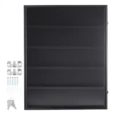 VEVOR 35 Graded Sports Card Display Case 24.3x30.5x2.1 in Baseball Card Display Frame with 98% Uv Protection Clear View Pc Glass Lockable Wall VEVOR 35 Graded Sports Card Display Case 24.3x30.5x2.1 in Baseball Card Display Frame with 98% Uv Protection Clear View Pc Glass Lockable Wall