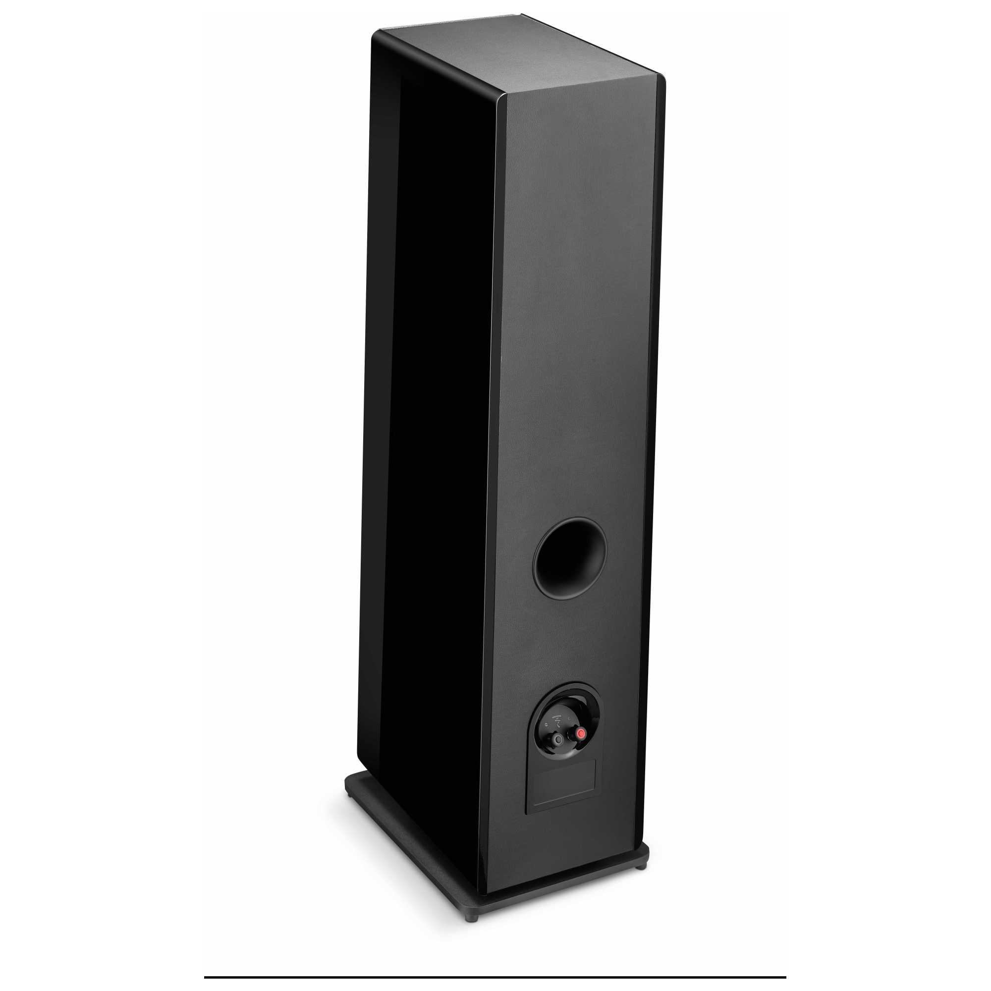 Alt View 10. Focal - Focal Vestia No2 3-Way Floorstanding Loudspeaker finished in Black - Sold Individually - Black/Gray.