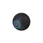 Front. Therabody - Therabody - WaveSolo - Vibrating Ball Roller For Pinpointed Muscle Relief - Black - Black.