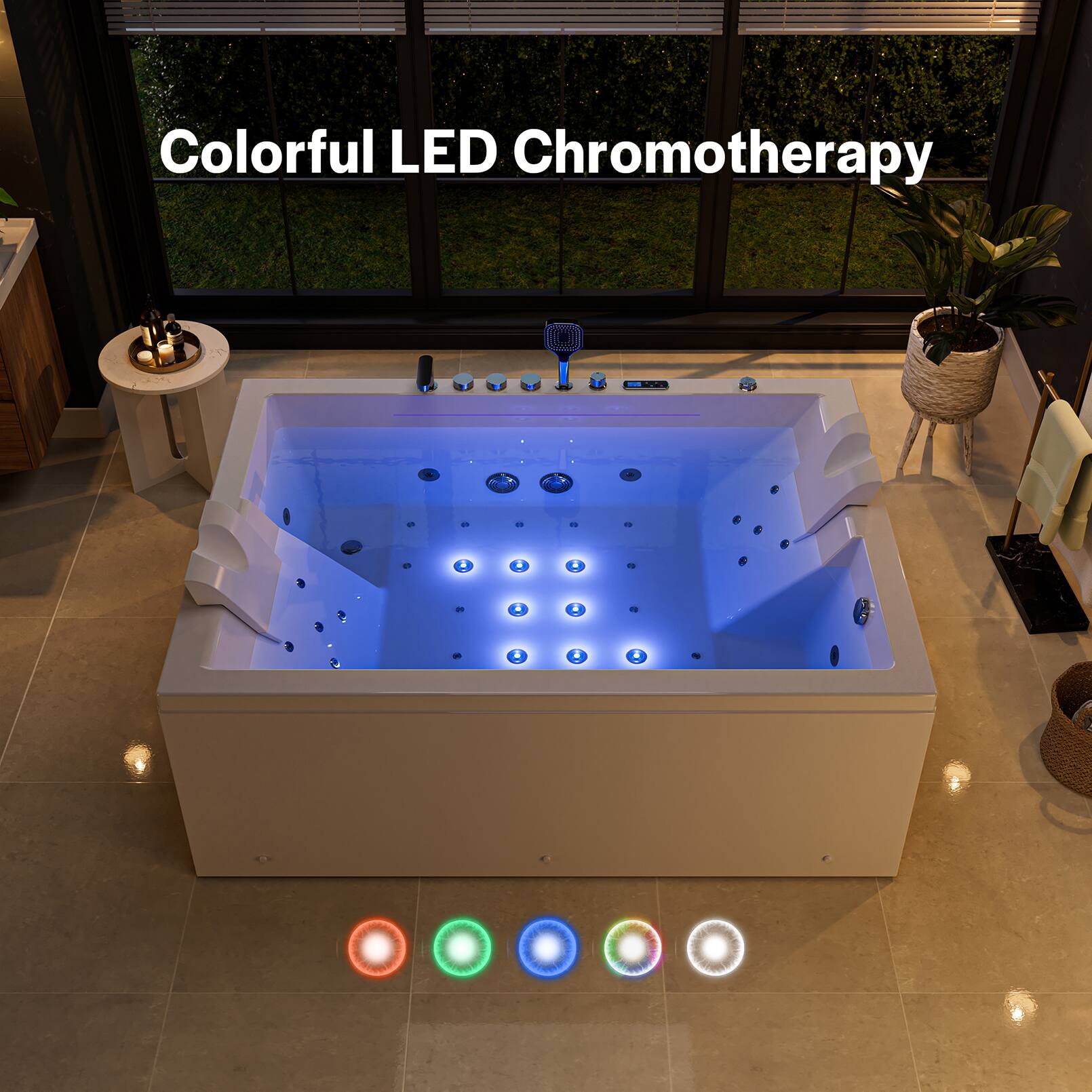 Colorful LED Chromotherapy