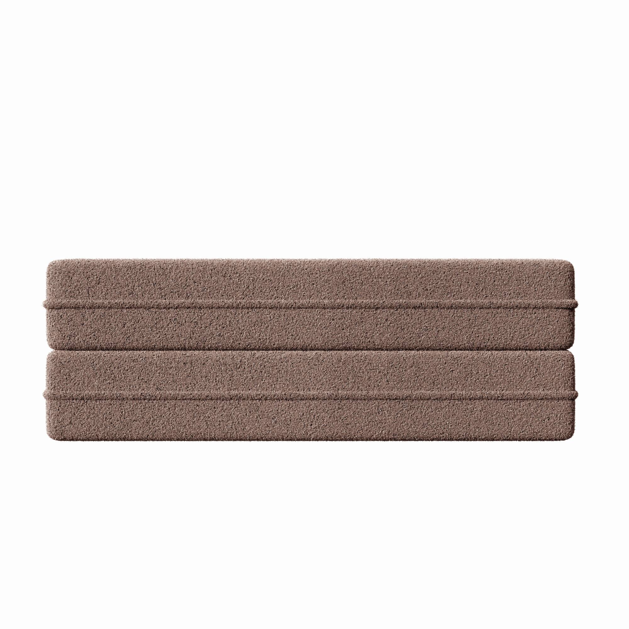 Alt View 5. GOODSILO - Convertible Floor Sofa Bed with 2 Pillows, Full Size Folding Mattress for Living Room and Guest Spaces - Brown.