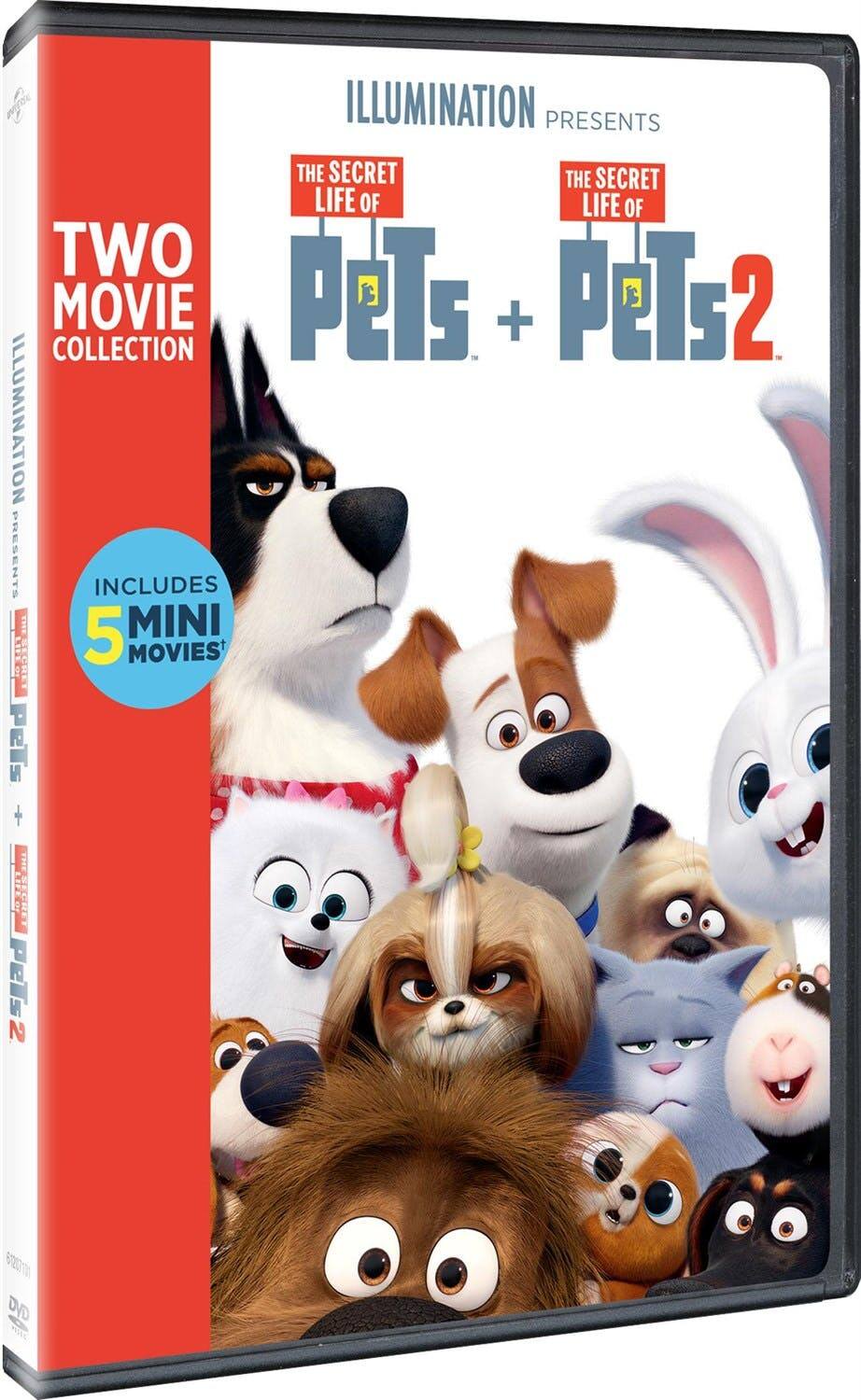 Angle. The Secret Life of Pets 1 & 2 (DVD Double Feature) [DVD].