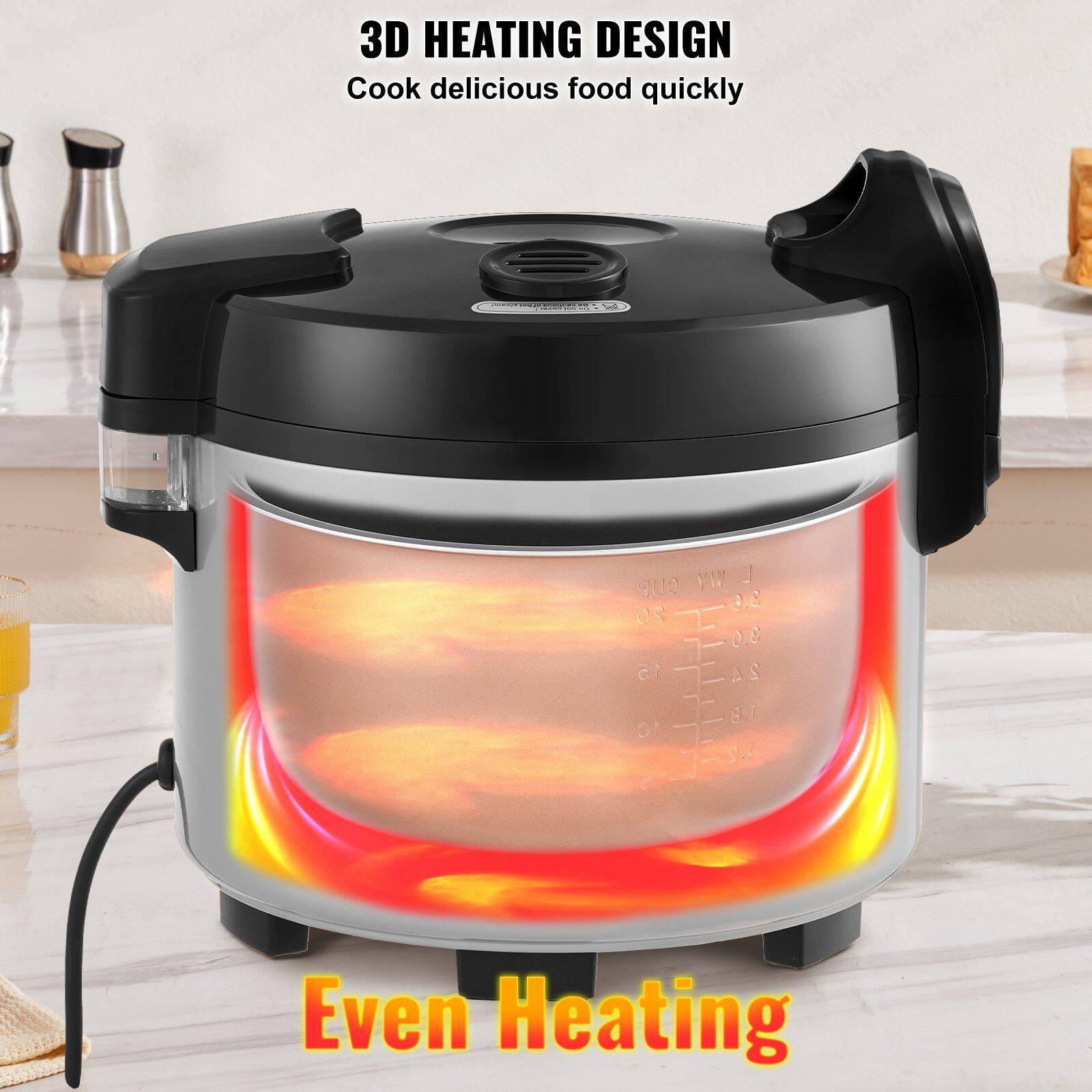 3D HEATING DESIGN  
Cook delicious food quickly  

Even Heating