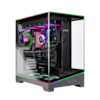 Front. Skytech Gaming - Skytech HARPY - AMD Ryzen 7 9800X3D, 5070 Ti, 24GB 6000 MHz DDR5 RAM, 850W GOLD A3 PSU - Black.