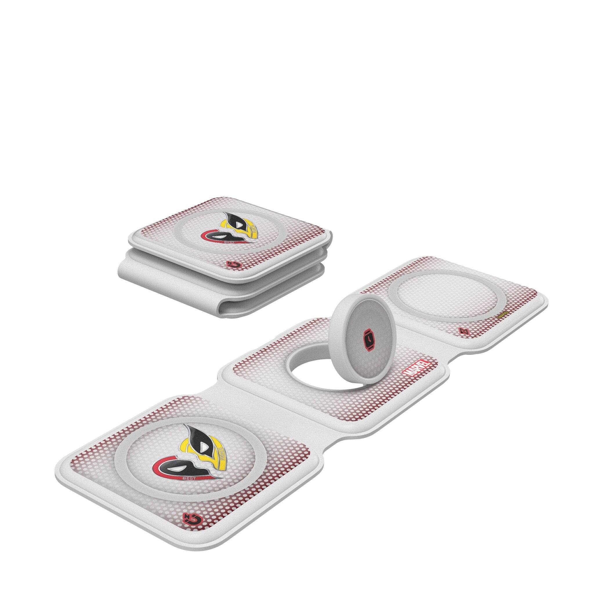 Keyscaper - Marvel Grid Foldable 3 in 1 Charger - Deadpool Wolverine