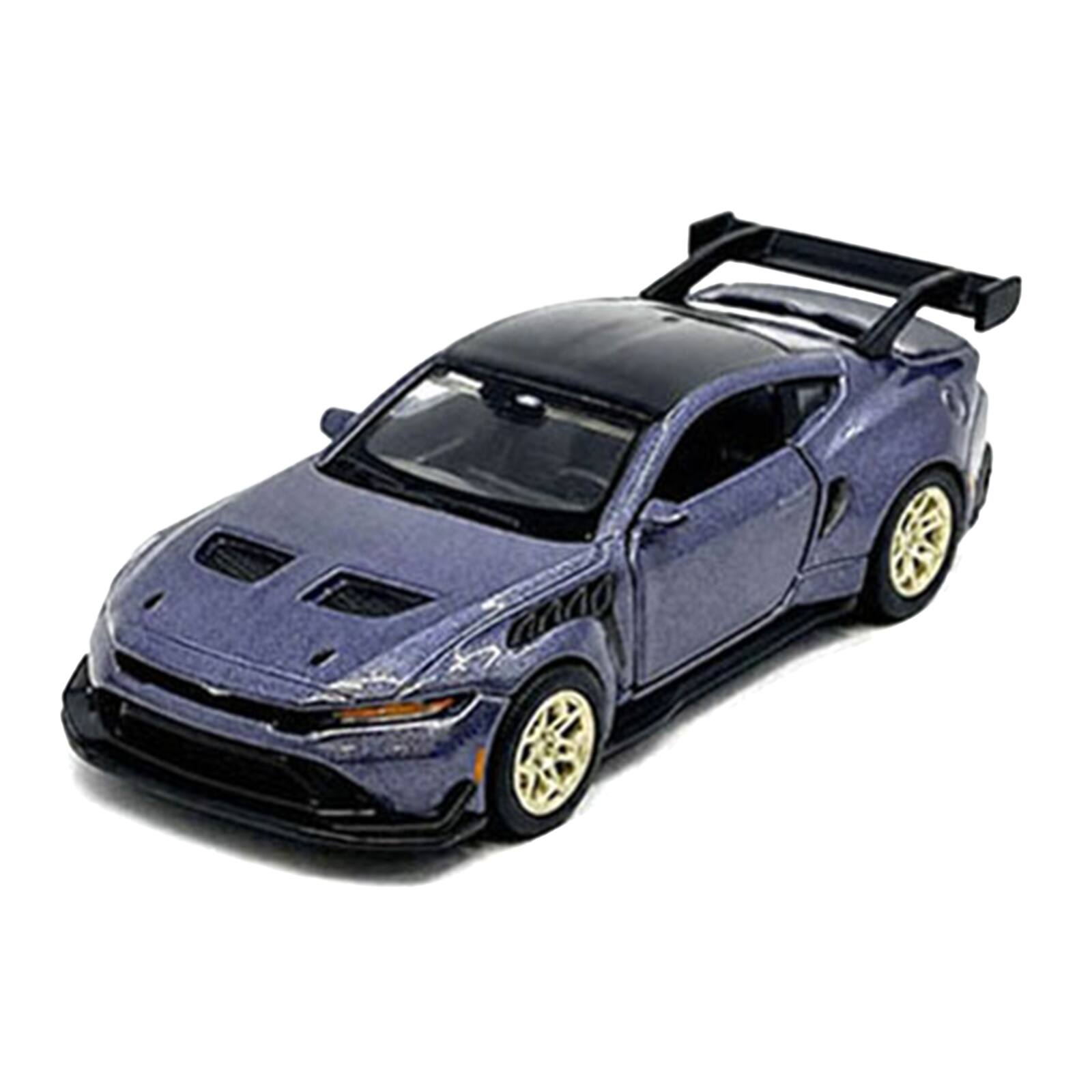 Alt View 1. Maisto - 2025 Ford Mustang GTD Purple Metallic with Black Top "Speed Icons" Series 1/64 Diecast Model Car by Maisto.