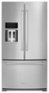 KitchenAid 26.8 Cu. Ft. French Door Refrigerator Silver KRFF507ESS ...