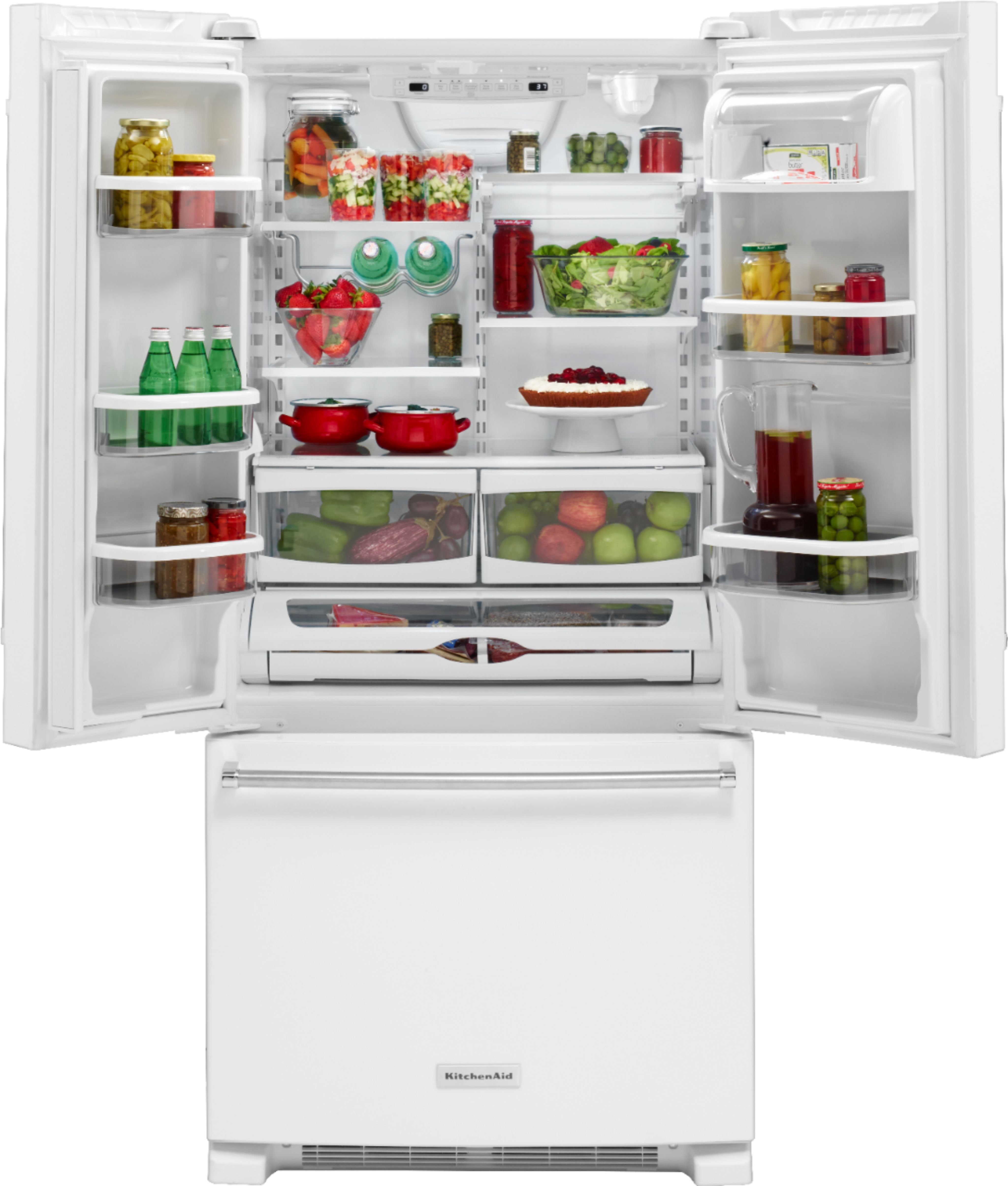 Customer Reviews KitchenAid 22.1 Cu. Ft. French Door Refrigerator