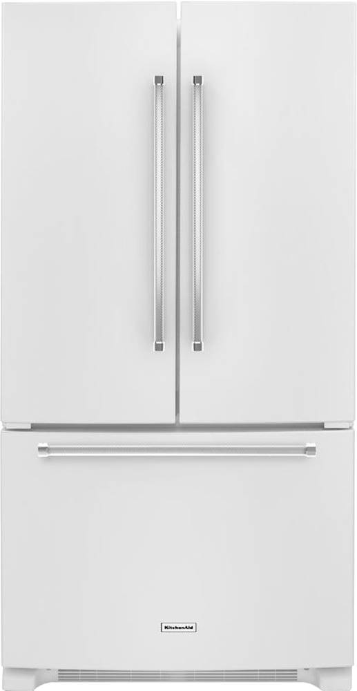 Kitchenaid 20 Cu Ft French Door Counter Depth Refrigerator White