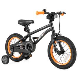 Costway - 14-Inch Kid's Bike for 3-5 Years Old with Adjustable Saddle & Anti-slip Handlebar - Black
