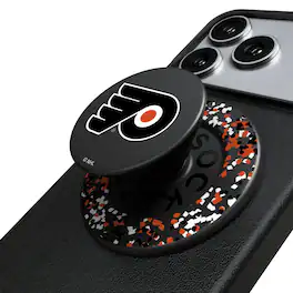 Keyscaper - Philadelphia Flyers Confetti Magnetic Phone Grip & Stand - No Size - Black
