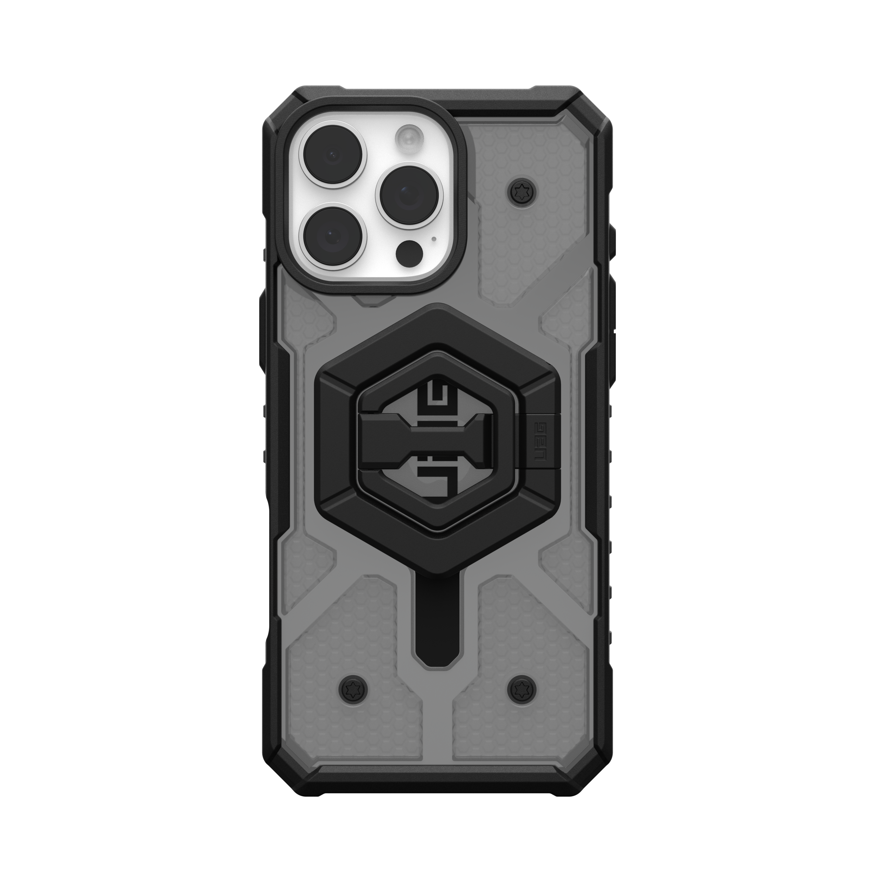 Alt View 3. UAG - Bundle: Pathfinder Series MagSafe Case and Ring Stand for iPhone 16 Pro Max - Ash/Black.