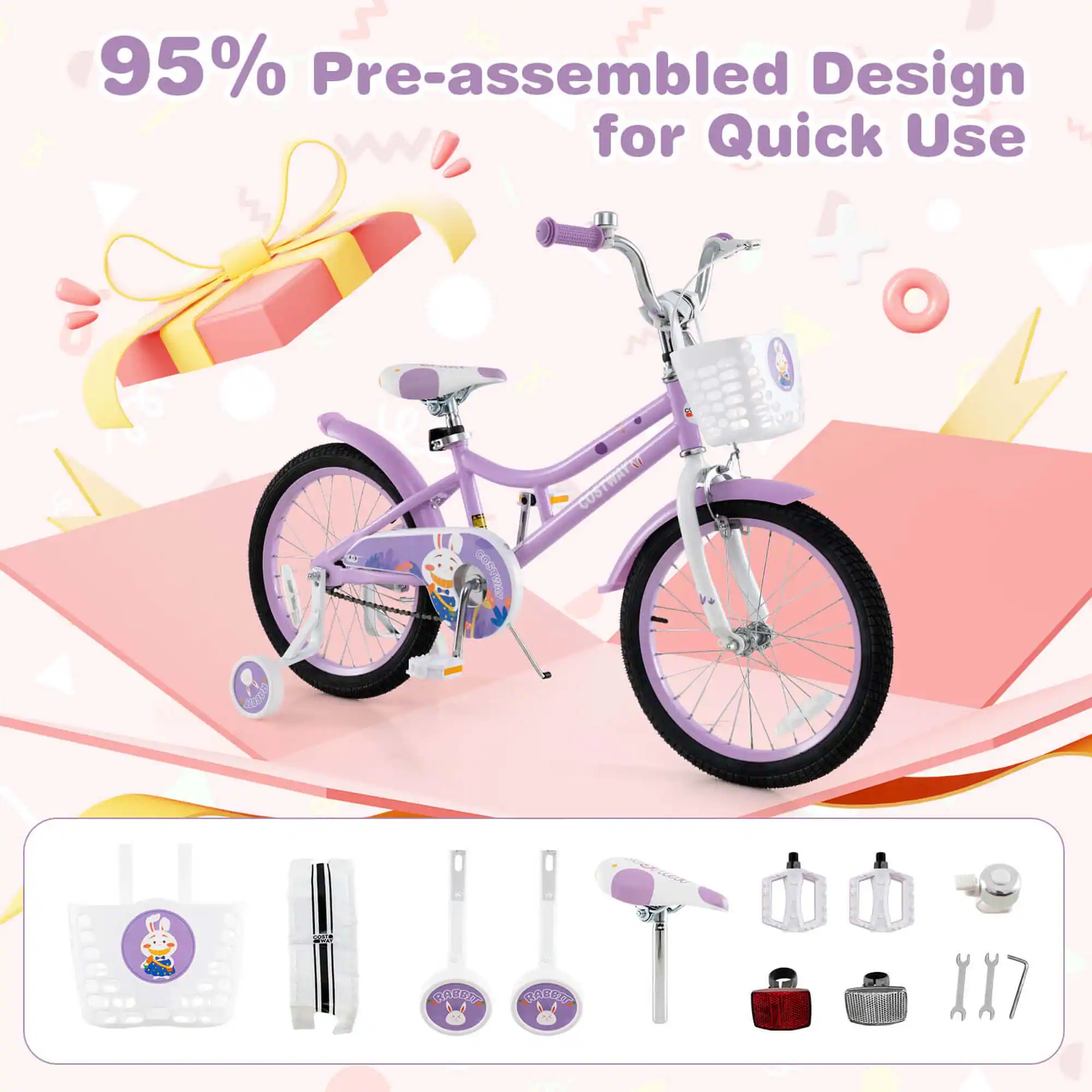 95% Pre-assembled Design for Quick Use