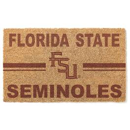 Jardine - Florida State Seminoles 18" x 30" Team Logo Doormat - Brown