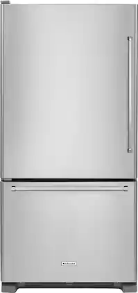 KitchenAid - 22.1 Cu. Ft. Bottom-Freezer Refrigerator - Stainless Steel