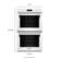 Alt View 13. KitchenAid - 30" Built-In Double Electric Convection Wall Oven - White.