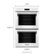 Alt View Zoom 12. KitchenAid - 27" Built-In Double Electric Convection Wall Oven - White.