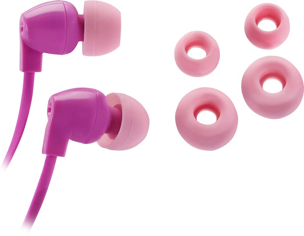 Best Buy Insignia™ Stereo Earbud Headphones Pink NSCAHEB01PK