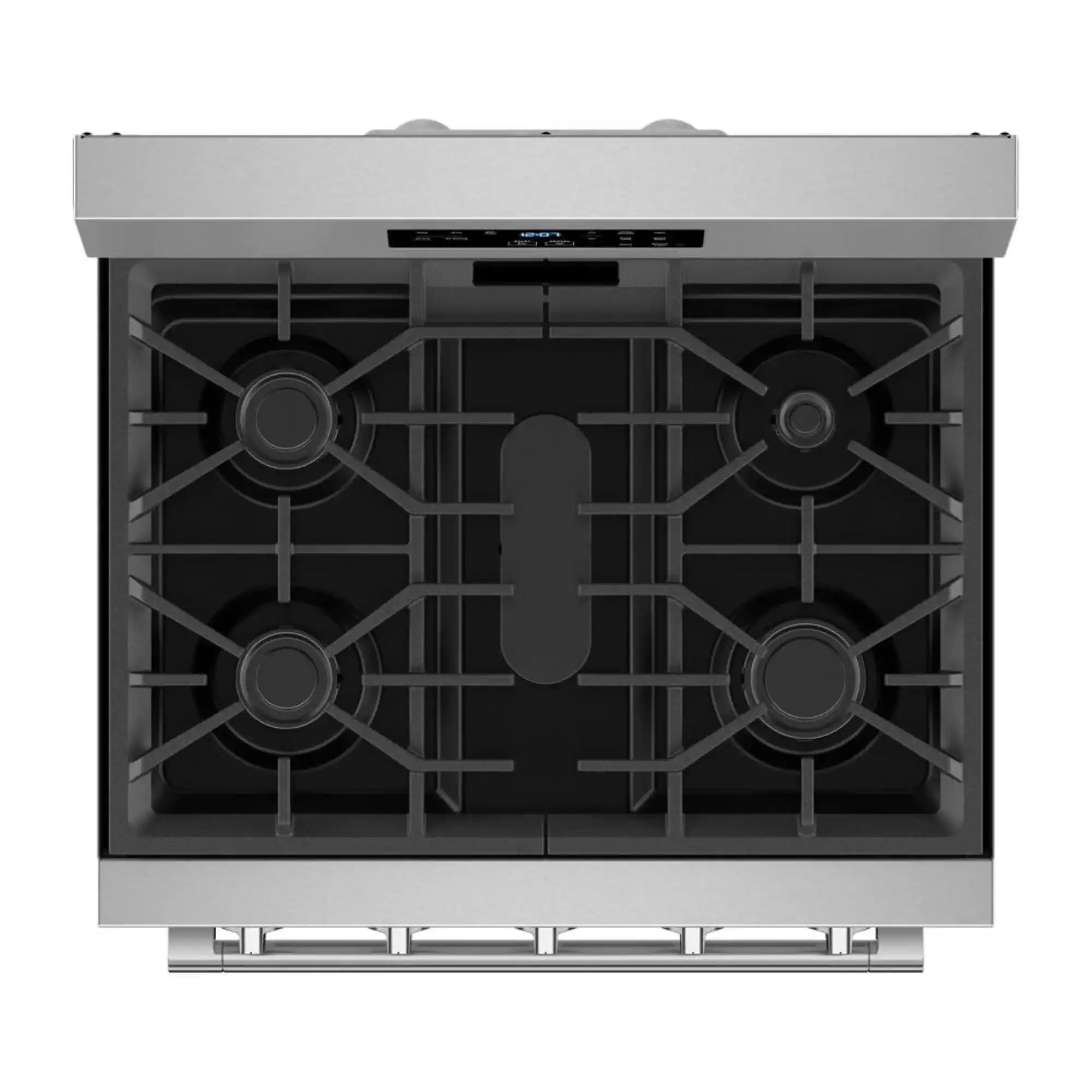 Left. Maytag - 30-Inch Wide Gas Range With No Preheat Air Fry and Air Baking - 5.0 cu. ft. - Stainless Steel.