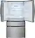 Alt View 2. Frigidaire - Gallery 21.5 Cu. Ft. Counter-Depth 4-Door French Door Refrigerator - Stainless steel.