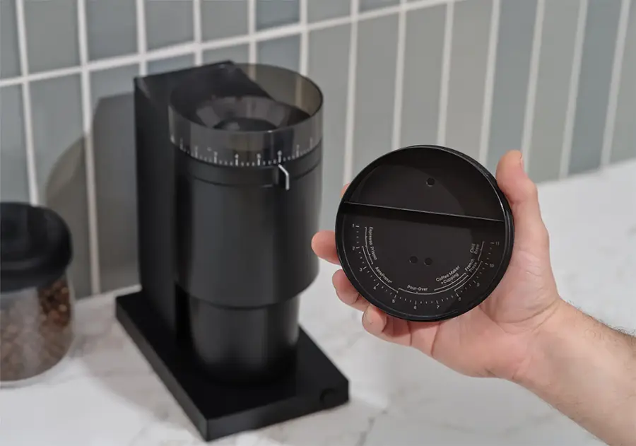 Alt View 30. Fellow - Opus Conical Burr Grinder - Matte Black.