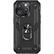 Front. SaharaCase - Military Kickstand Series Case for Apple iPhone 14 Pro Max - Black.