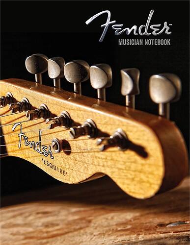 Front Standard. Hal Leonard - Fender Musician Notebook.