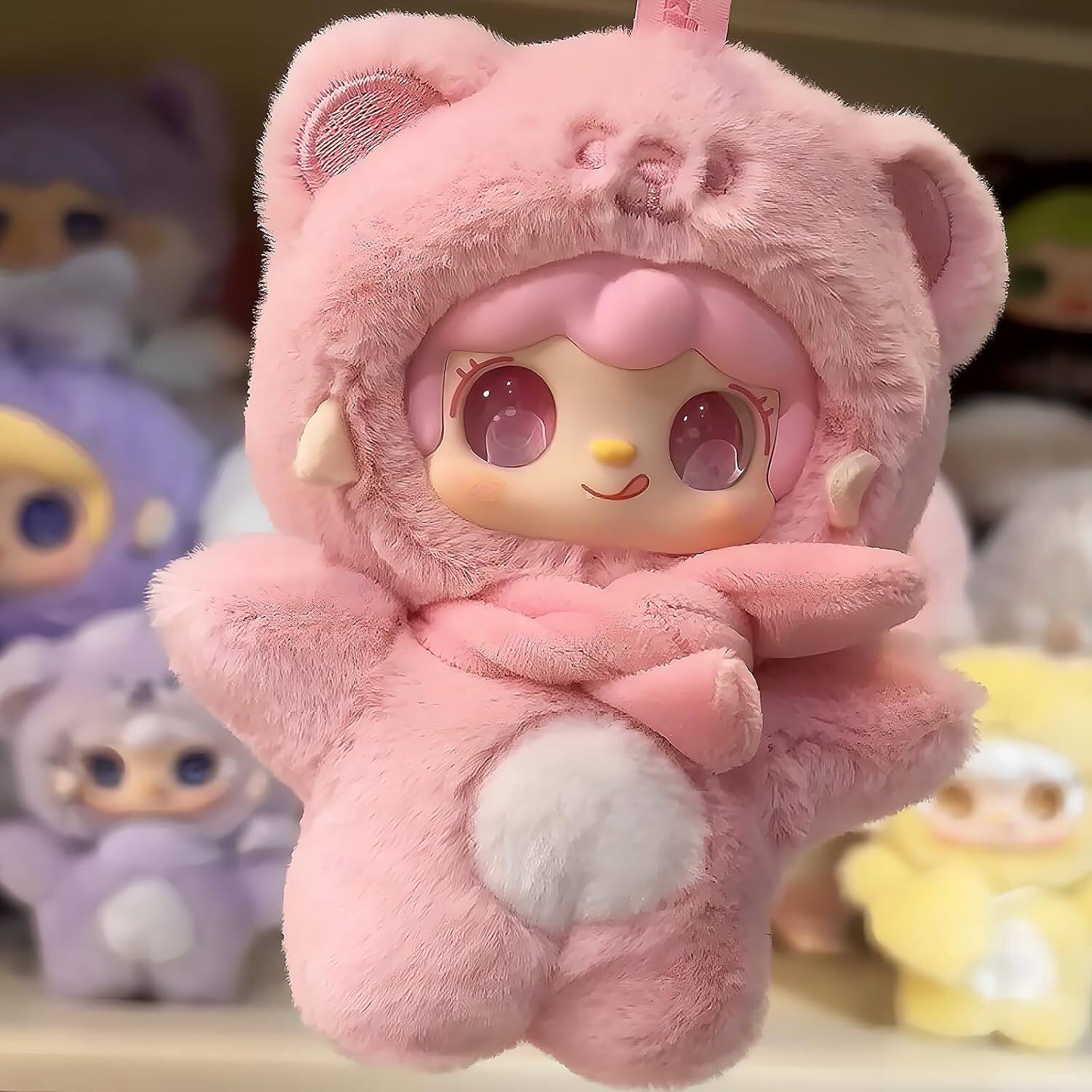 Alt View 4. MITAOSLIM - 1PCS Genuine Yooki Take a Bite of Bear Series Plush Blind Box, Cute Plush Pendant Dolls Surprise Mystery Gifts.