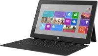 Front Zoom. Microsoft - Surface with Black Touch Cover - 32GB.