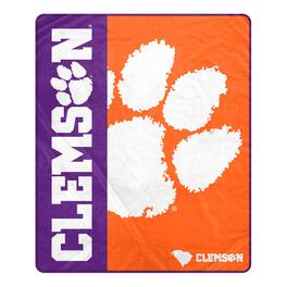 Pegasus - Clemson Tigers 50" x 60" Endzone Ultra Soft Throw Blanket - Multicolor