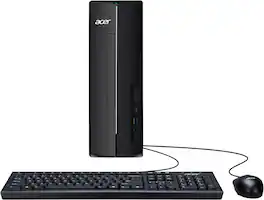 Acer - Aspire XC-1715_CZN-UB13 Desktop - AMD Ryzen 3 5000 Series 2021 - 8GB LPDDR5 - 512GB - USB Keyboard and Mouse - Black