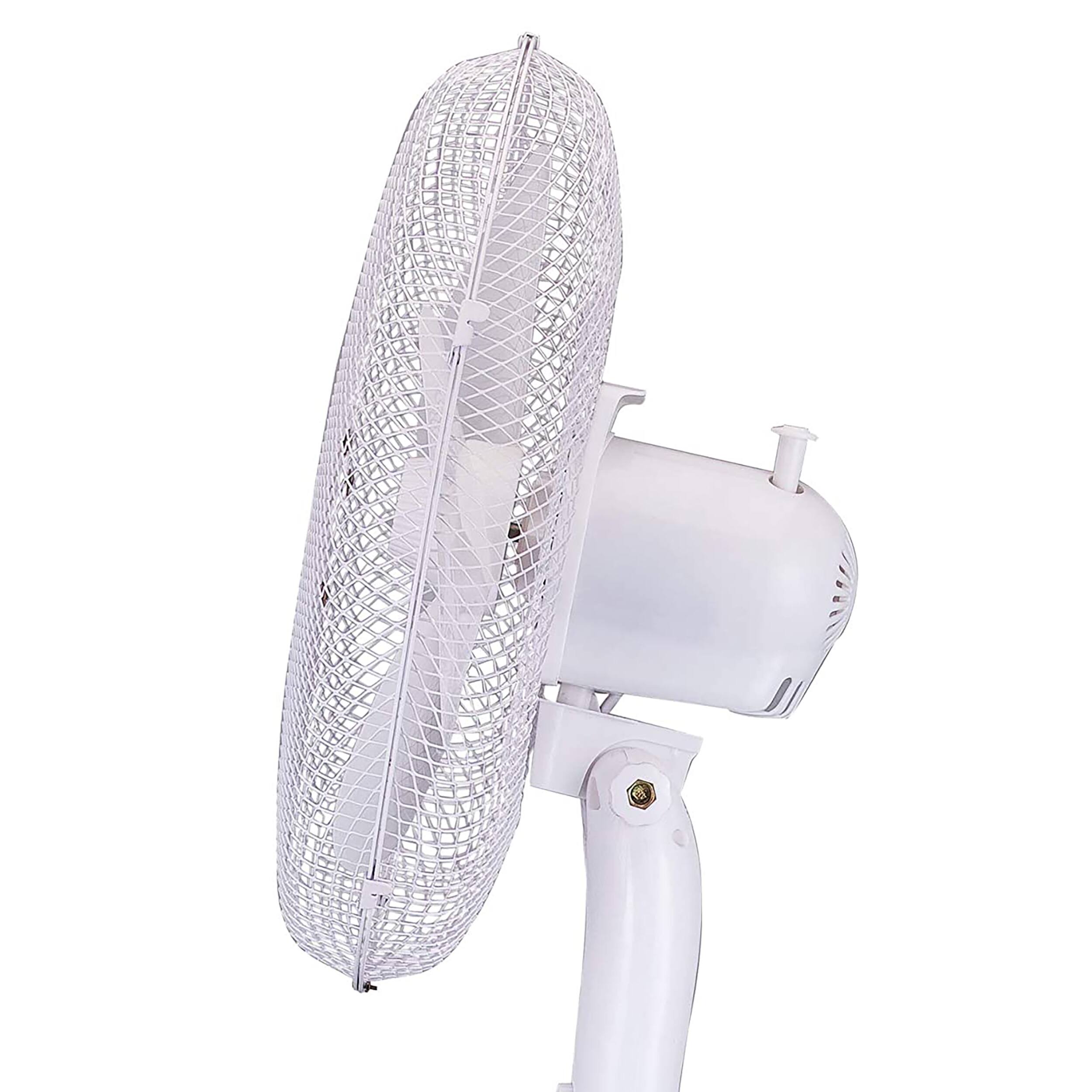 Alt View 2. Kool Zone - Kool Zone 16" Oscillating Fan- White - White.