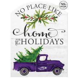 Jardine - Wisconsin-Whitewater Warhawks 16'' x 22'' Indoor/Outdoor Holiday Marquee Sign - White